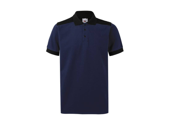 Polo stretch bicolore