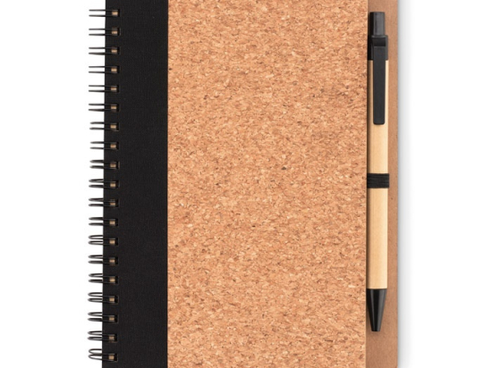 SONORA PLUSCORK - Carnet en liège avec stylo