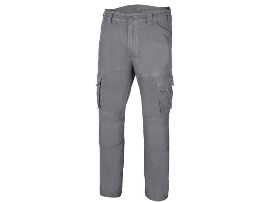 Pantalon multipoches en coton stretch