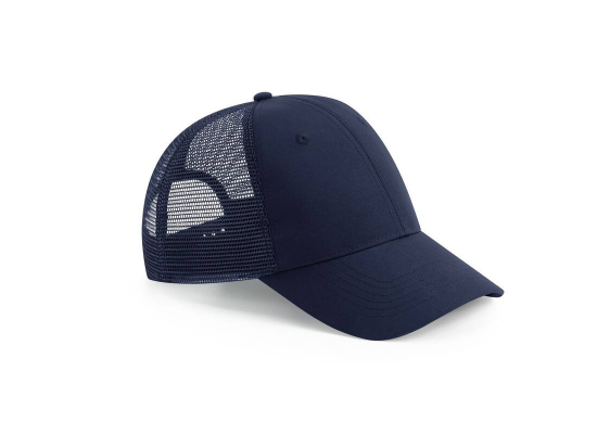 Casquette 6 pans style trucker en polyester recyclé