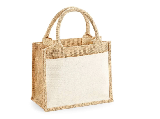 Petit sac en toile de jute