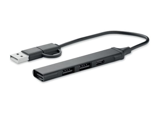 CURRENT - Hub USB 4 ports 19 cm