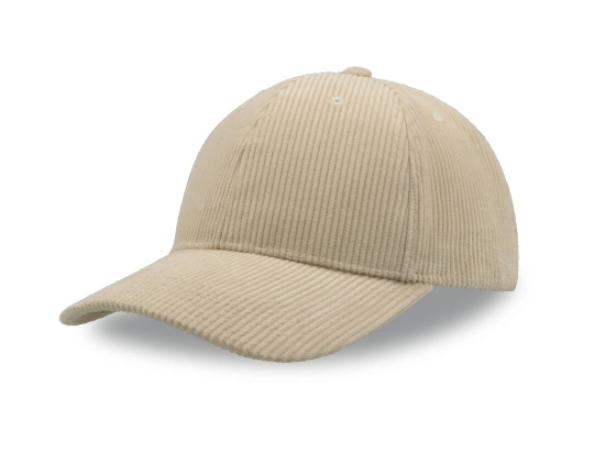 Casquette 6 pans en corduroy recyclé