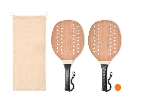 PALAS - Set beach tennis en bois de rose