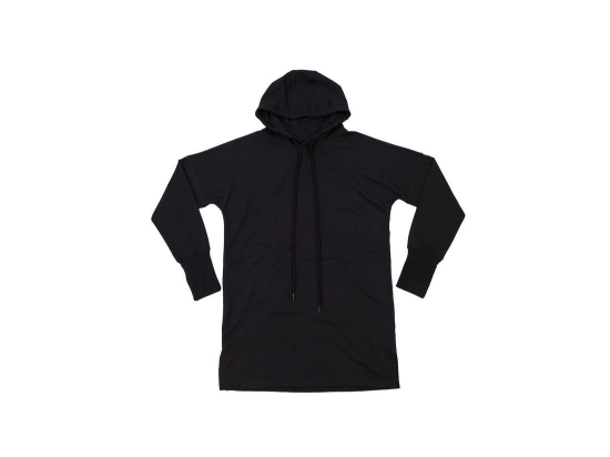 Robe en sweat avec capuche