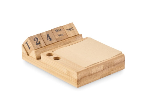 BOOTOP - Calendrier de bureau en bambou