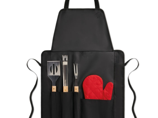 DONAU EAST - Tablier gants et outils BBQ