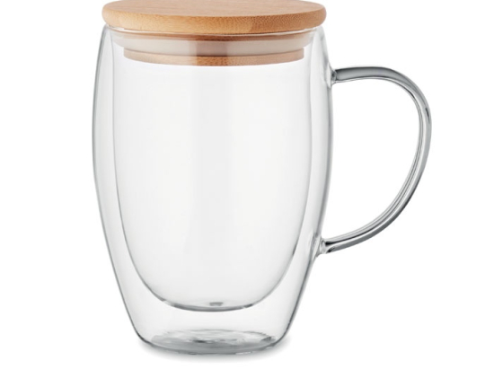 TIROL - Mug en verre double paroi 350ml