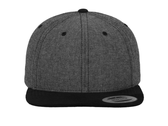 Casquette snapback toucher velours