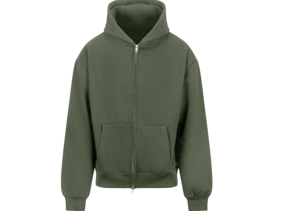 Sweat capuche zippé lourd