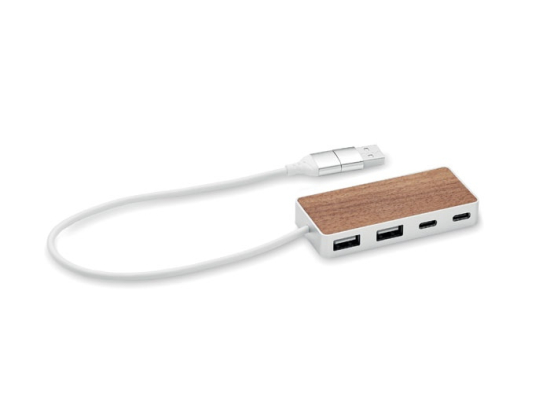 UBAH - Hub USB 4 ports 27,5 cm