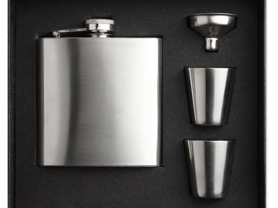 SLIMMY FLASK SET - Flacon de poche avec gobelets