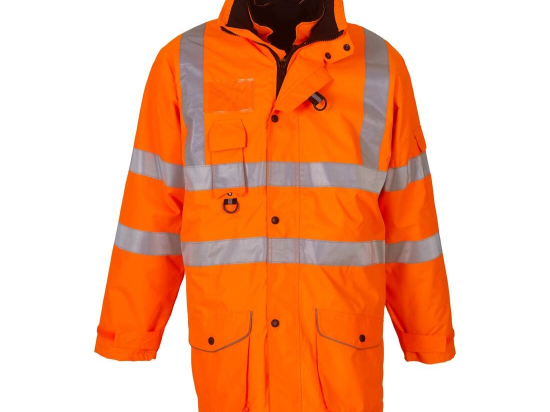 Parka 7 en 1 haute visibilité