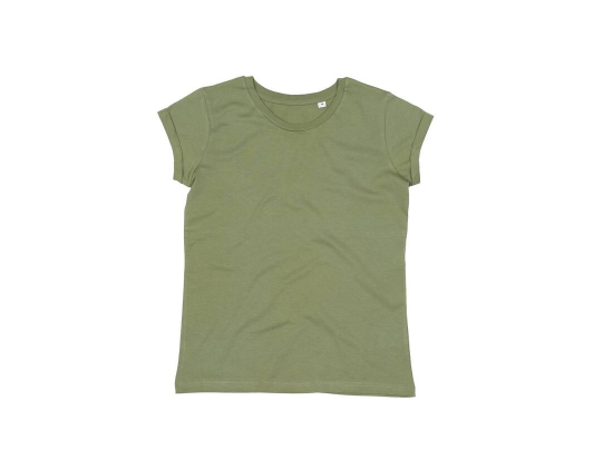 Tee-shirt femme manches roulées