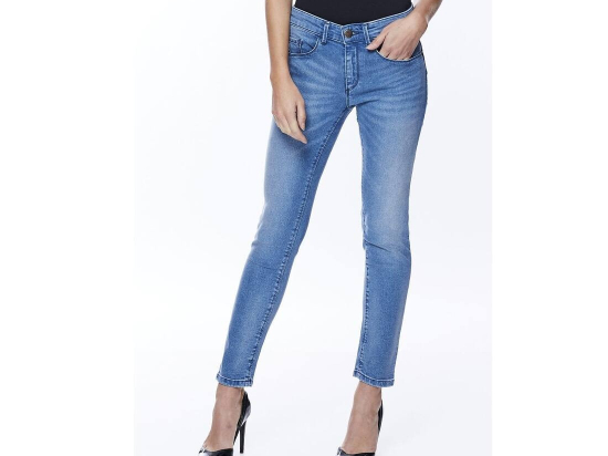 Jean femme slim stone brossé
