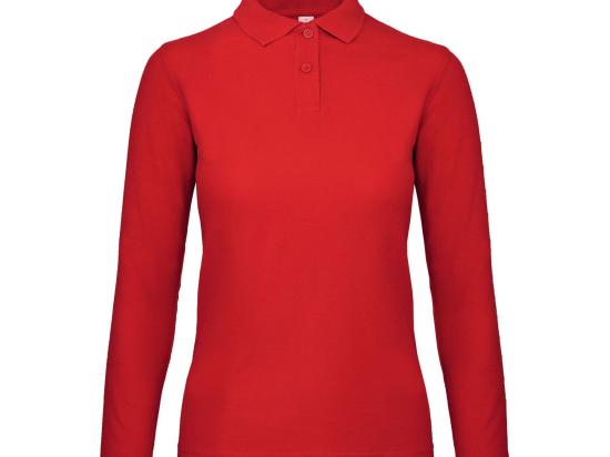 Polo manches longues femme
