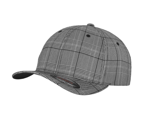 Casquette motif prince de galles