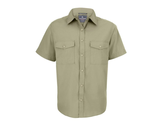 Chemise manches courtes en polyester recyclé
