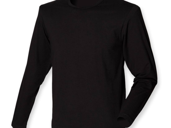 Tee-shirt stretch homme manches longues