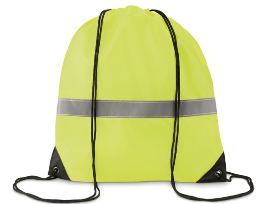 STRIPE - Sac à cordons avec bandes réfl