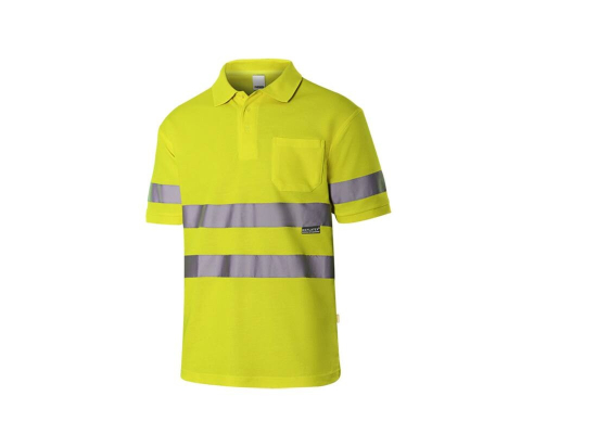 Polo haute visibilité en coton/polyester