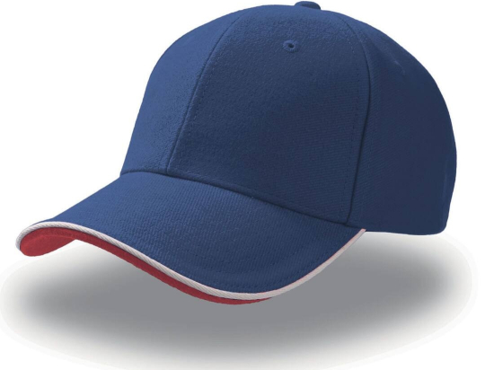 Casquette 6 pans contrastée