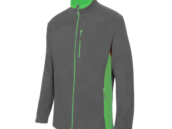 Veste polaire bicolore