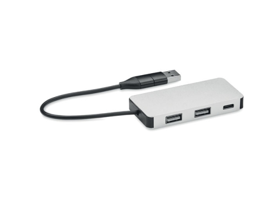 HUB-C - Hub USB 3 ports avec câble 20cm