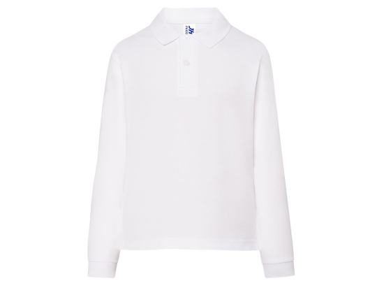 Polo piqué enfant manches longues