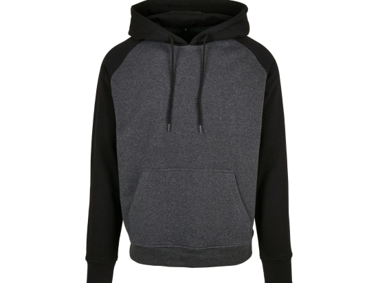 Sweat capuche manches et capuche contrastées