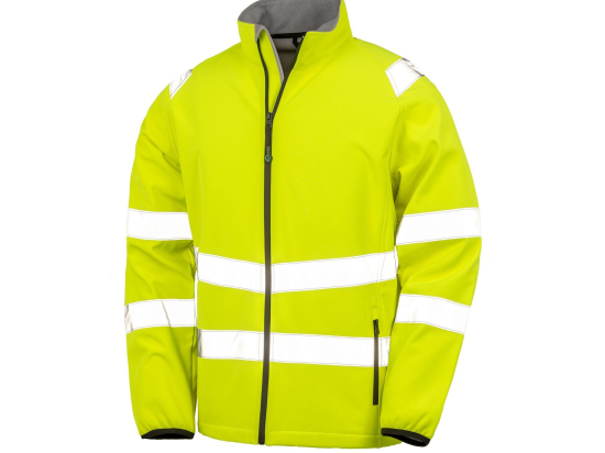 Veste softshell 2 couches haute visibilité