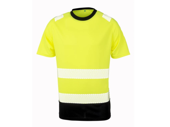 Tee-shirt haute visibilité en polyester recyclé