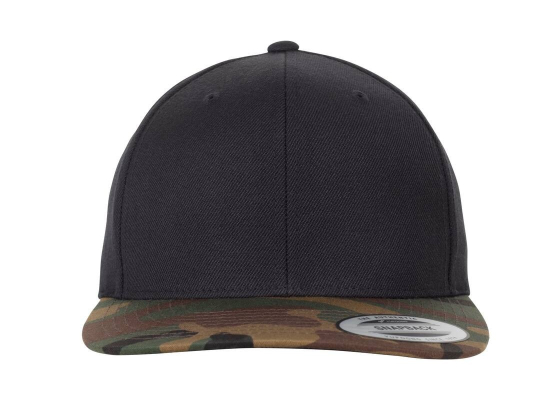 Casquette snapback style camo