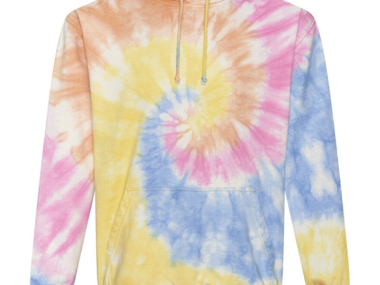 Sweat à capuche tie-dye