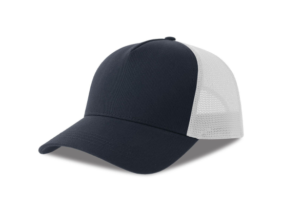 Casquette 5 pans style trucker en coton