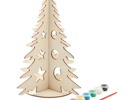 TREE AND PAINT - Sapin de Noël en bois