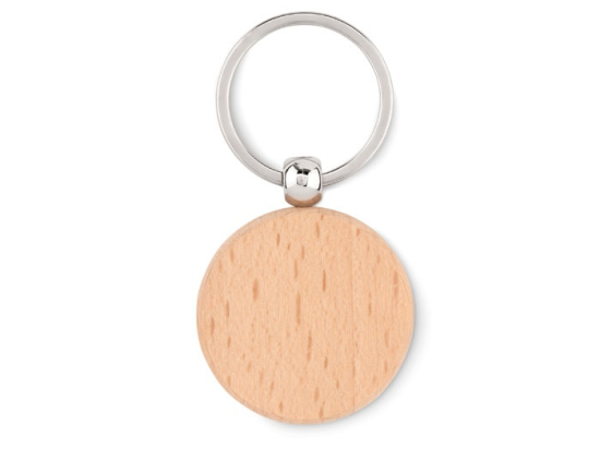 TOTY WOOD - Porte-clés rond en bois