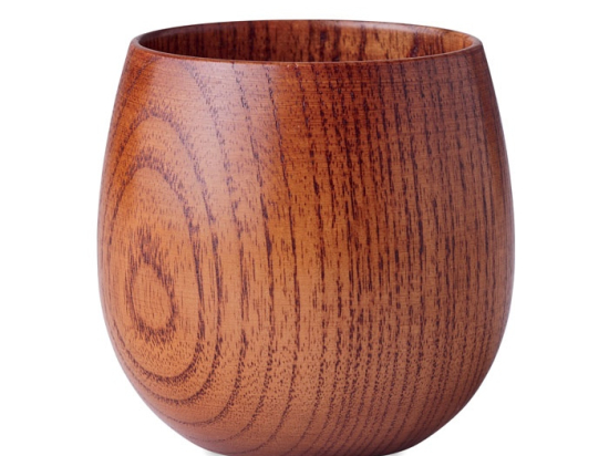 OVALIS - Gobelet en bois de chêne 250 ml