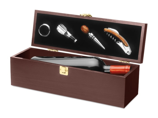 COSTIERES - Coffret à vin en bois