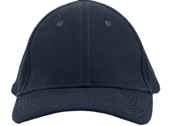 Casquette coton brossé 6 pans