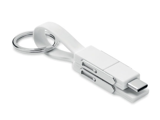 KEY C - Porte-clés avec câble 4 en 1