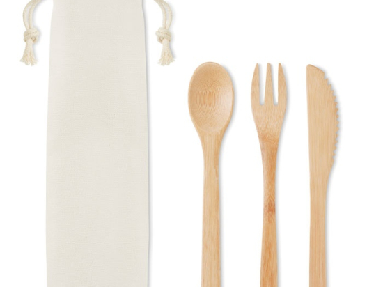 SETBOO - Set de couverts en bambou