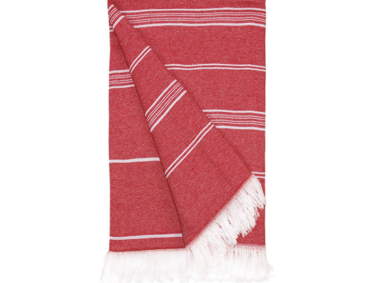Fouta en coton et polyester recyclé