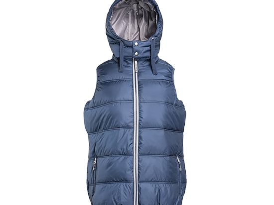 Bodywarmer doudoune femme avec capuche