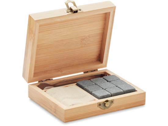 DUNDALK - Set whisky avec boîte bambou