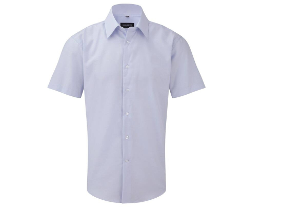 Men's short sleeve tailored oxford shirt