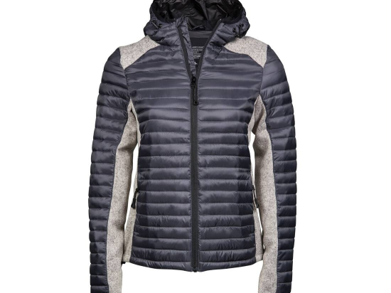 Doudoune capuche crossover femme