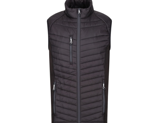 Bodywarmer bi-matière homme