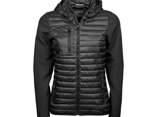 Veste bi-matière femme