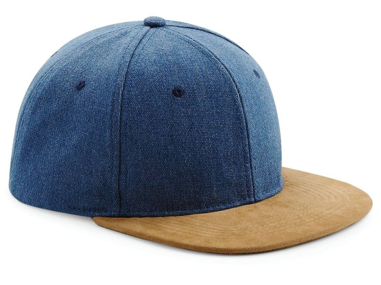 Casquette visière aspect daim